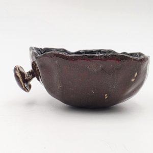 Ciemnoczerwona miska do wyrabiania piany